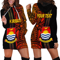Custom Kiribati Hoodie Dress Polynesian Tribal LT6 - Polynesian Pride