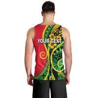 (Custom Personalised) Vanuatu Men Tank Top Polynesian Patterns LT6 - Polynesian Pride