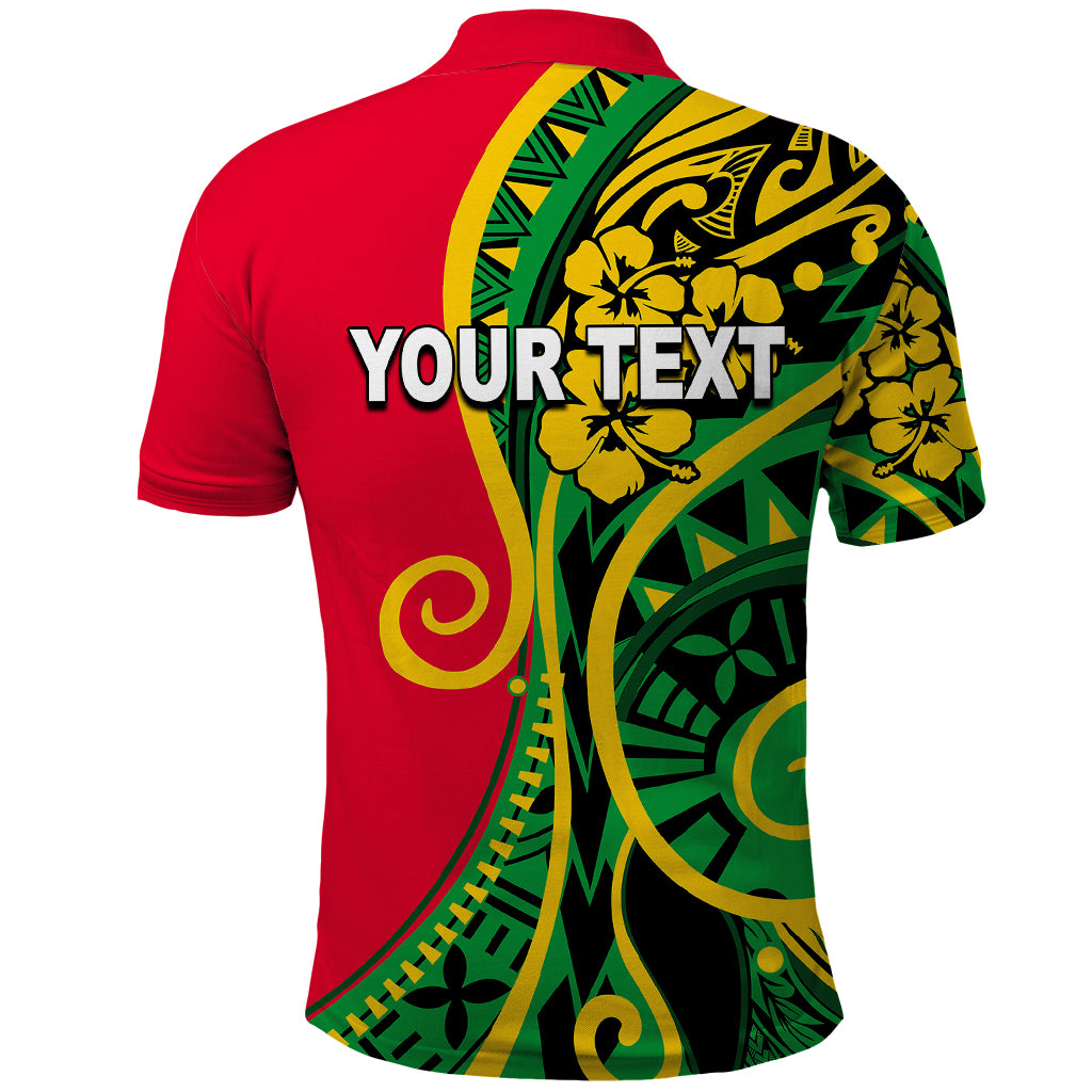 Custom Vanuatu Polo Shirt Polynesian Patterns LT6 - Polynesian Pride