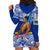 (Custom Personalised) Samoa Pride Hoodie Dress Tribal Patterns Blue LT6 - Polynesian Pride