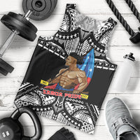 (Custom Personalised) Samoa Pride Men Tank Top Tribal Patterns Black LT6 Black - Polynesian Pride