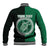 Custom Mitiaro Of Cook Islands Baseball Jacket Mix Half Black LT6 - Polynesian Pride