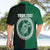 Custom Mitiaro Of Cook Islands Hawaiian Shirt Mix Half Black LT6 - Polynesian Pride