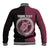 Custom Mangaia Of Cook Islands Baseball Jacket Mix Half Black LT6 - Polynesian Pride
