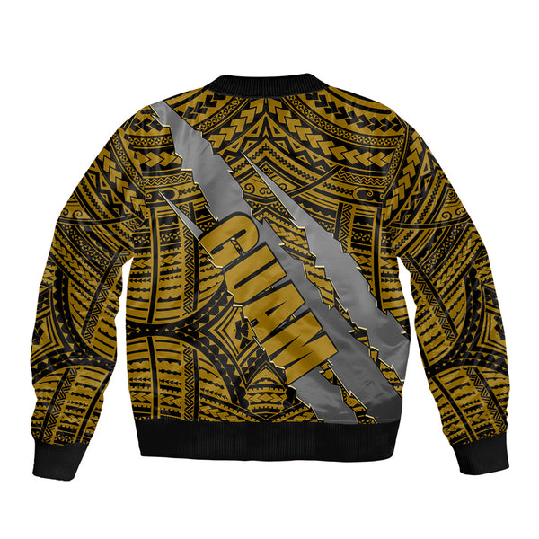 Polynesian Fiji Off Shoulder Sweater with Coat Of Arms Claws Style - Gold LT6 main image 0
