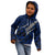 Polynesian Guam Kid Hoodie with Coat Of Arms Claws Style - Blue LT6 - Polynesian Pride