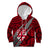 Polynesian Fiji Kid Hoodie with Coat Of Arms Claws Style - Red LT6 Hoodie Red - Polynesian Pride