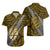 Polynesian Fiji Hawaiian Shirt with Coat Of Arms Claws Style - Gold LT6 - Polynesian Pride