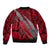 Polynesian Samoa Bomber Jacket with Coat Of Arms Claws Style - Red LT6 - Polynesian Pride