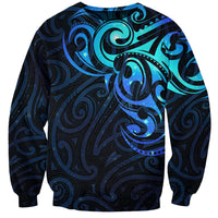 Matariki New Zealand Sweatshirt Maori New Year Galaxy Sky Blue LT6 Unisex blue - Polynesian Pride