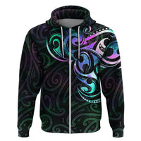 Matariki New Zealand Hoodie Maori New Year Galaxy Sky Green LT6 - Polynesian Pride