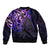 New Zealand Bomber Jacket Maori Matariki Galaxy Sky Purple LT6 - Polynesian Pride