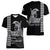 Custom Hawaii Women V Neck T Shirt King Kamehameha Day - White LT6 - Polynesian Pride
