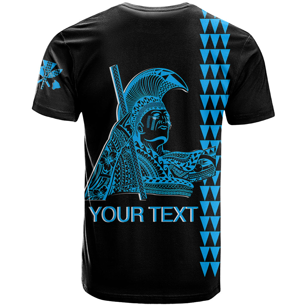 Custom Hawaii T Shirt King Kamehameha Day Blue LT6 - Polynesian Pride