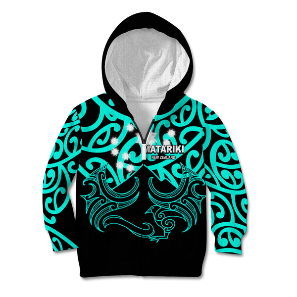 Matariki New Zealand Off Shoulder Sweater Maori New Year Turquoise LT6