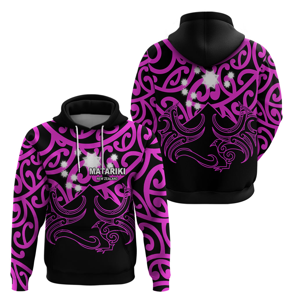 Matariki New Zealand Hoodie Maori New Year Purple LT6 - Polynesian Pride