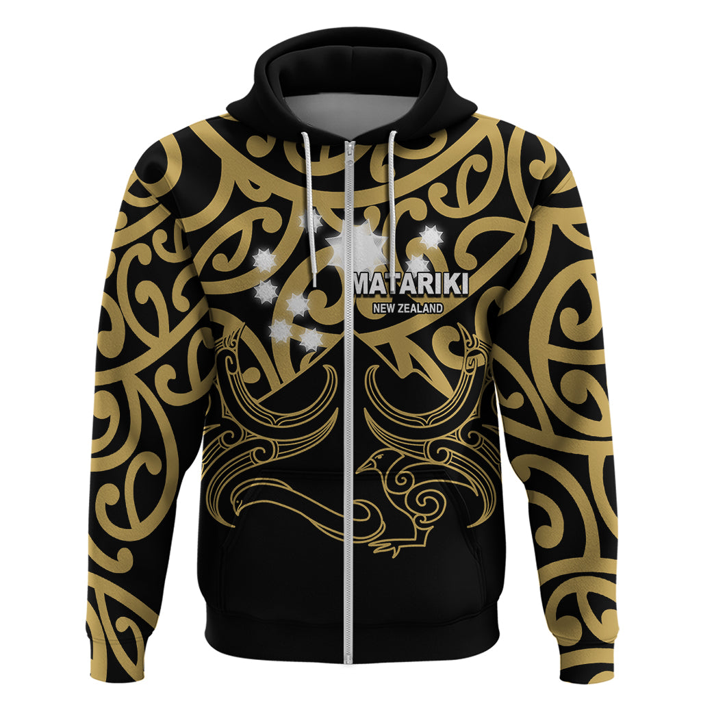 Matariki New Zealand Hoodie Maori New Year Gold LT6 - Polynesian Pride