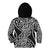 New Zealand Kid Hoodie Maori Pattern White LT6 - Polynesian Pride