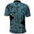 New Zealand Polo Shirt Maori Pattern Papua Shell LT6 - Polynesian Pride