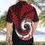 New Zealand Hawaiian Shirt Maori With Silver Fern Red LT6 - Polynesian Pride