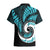 New Zealand Hawaiian Shirt Maori With Silver Fern Light Blue LT6 - Polynesian Pride