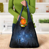 Matariki Te Tau Hou Māori Grocery Bag New Zealand Starry Sky LT7 - Polynesian Pride