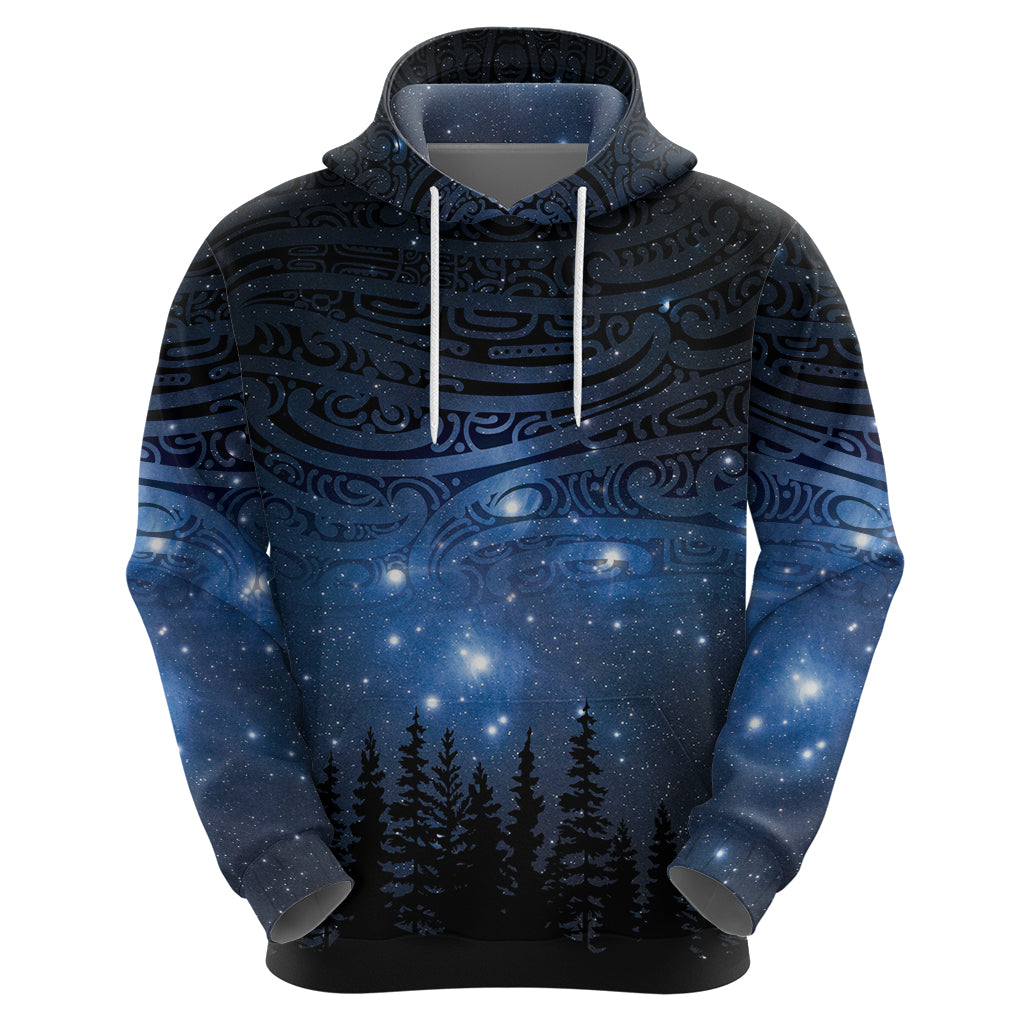 Matariki Te Tau Hou Māori Hoodie New Zealand Starry Sky