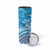 World Ocean Day Polynesian Pattern Skinny Tumbler Crystal Waves