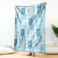 Aloha Hawaii Vintage Kahili Pa'a Lima Blanket Palaka Print Oceanic Turquoise