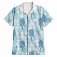 Aloha Hawaii Vintage Kahili Pa'a Lima Hawaiian Shirt Palaka Print Oceanic Turquoise