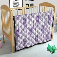 Aloha Hawaii Vintage Kahili Pa'a Lima Quilt Palaka Print Pastel Lavender