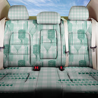 Aloha Hawaii Vintage Kahili Pa'a Lima Back Car Seat Cover Palaka Print Mossy Teal