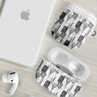 Aloha Hawaii Vintage Kahili Pa'a Lima AirPods Case Palaka Print Hinahina