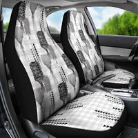 Aloha Hawaii Vintage Kahili Pa'a Lima Car Seat Cover Palaka Print Hinahina