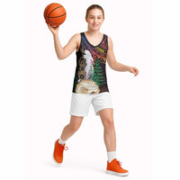 New Caledonia Kanaky Personalized Basketball Jersey Kagu Bird Emblem - Polynesian Pride
