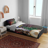 New Caledonia Kanaky Personalized Bedding Set Kagu Bird Emblem - Polynesian Pride