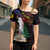 New Caledonia Kanaky Personalized Cross Shoulder Shirt Kagu Bird Emblem - Polynesian Pride