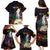 New Caledonia Kanaky Personalized Family Matching Puletasi and Hawaiian Shirt Kagu Bird Emblem - Polynesian Pride