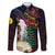 New Caledonia Kanaky Personalized Family Matching Puletasi and Hawaiian Shirt Kagu Bird Emblem - Polynesian Pride