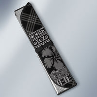 Hawai'i Paniolo Maile Twisted Lei Auto Sun Shade Obsidian Black