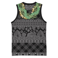 Hawai'i Paniolo Maile Twisted Lei Basketball Jersey Obsidian Black