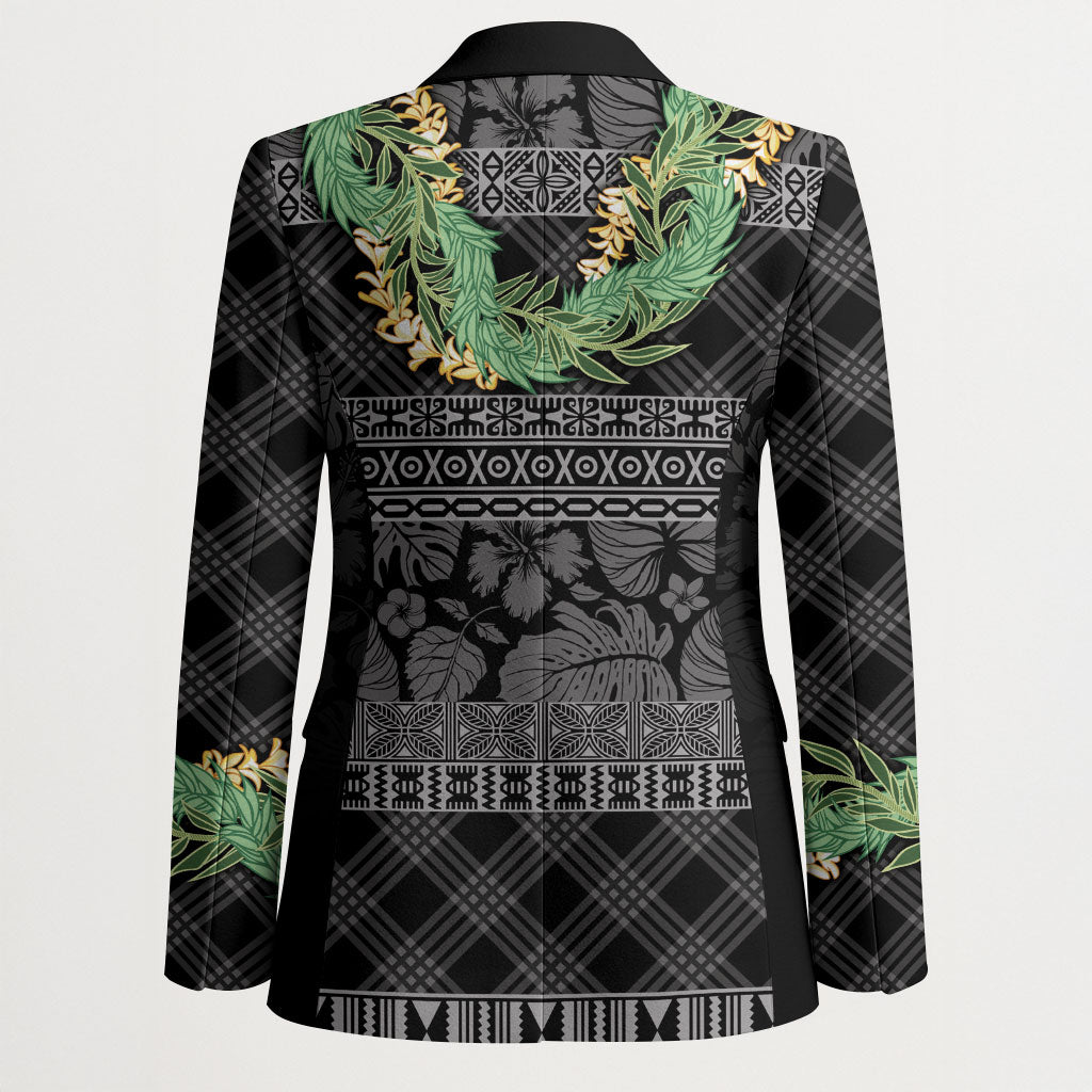 Hawai'i Paniolo Maile Twisted Lei Blazer Obsidian Black