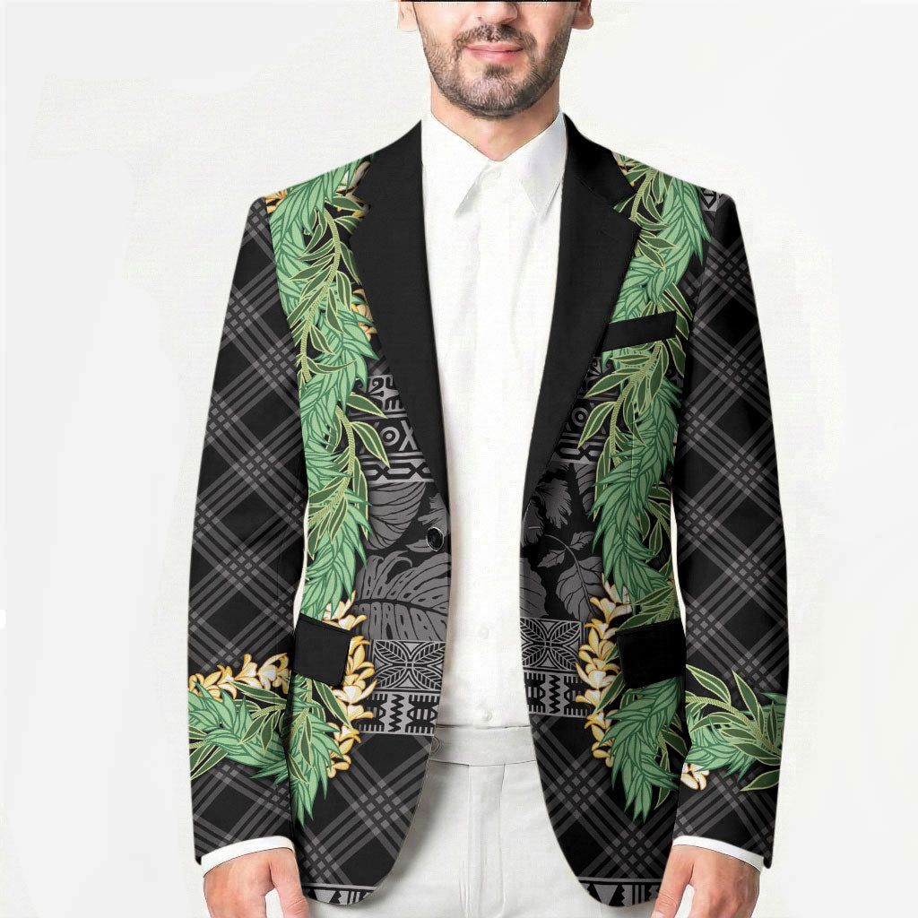 Hawai'i Paniolo Maile Twisted Lei Blazer Obsidian Black