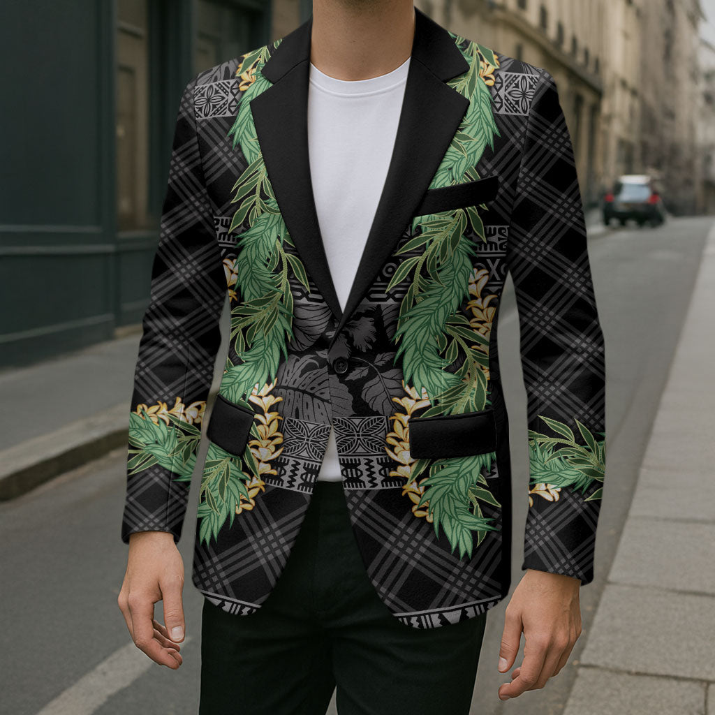 Hawai'i Paniolo Maile Twisted Lei Blazer Obsidian Black