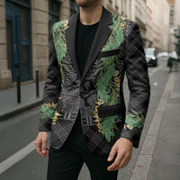 Hawai'i Paniolo Maile Twisted Lei Blazer Obsidian Black