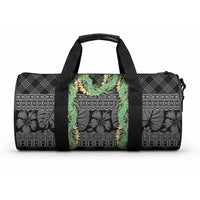Hawai'i Paniolo Maile Twisted Lei Duffle Bag Obsidian Black
