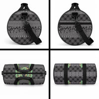 Hawai'i Paniolo Maile Twisted Lei Duffle Bag Obsidian Black