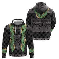 Hawai'i Paniolo Maile Twisted Lei Hoodie Obsidian Black