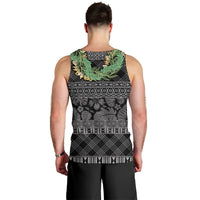Hawai'i Paniolo Maile Twisted Lei Men Tank Top Obsidian Black