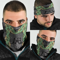 Hawai'i Paniolo Maile Twisted Lei Neck Gaiter Obsidian Black